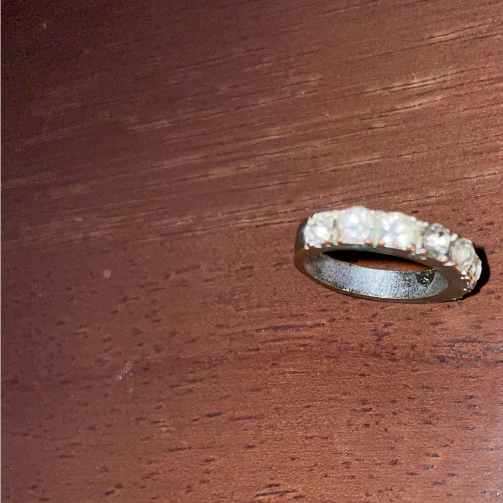 Steel ring 💍 cz Vintage